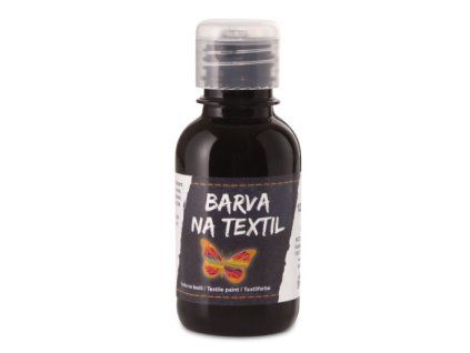 410TX125 800 barva na textil 125ml cerna