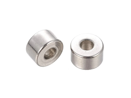 Kovový korálek 6x4mm 2ks, ocel