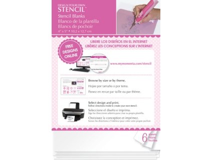 Fólie pro vyřezávání šablony 6ks