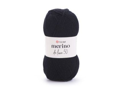 yarnart merino de luxe 50 585 cerna