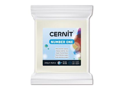 CE0900250027C cernit number one bila kryci 250g