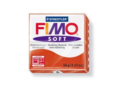 Fimo soft modelovací hmota 56 g - červená