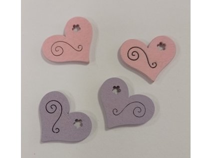 Deko191 dekorace drevene srdce