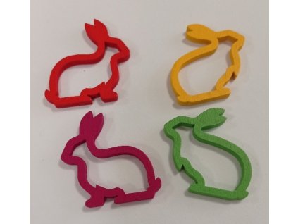 Deko193 dekorace kralik obrys