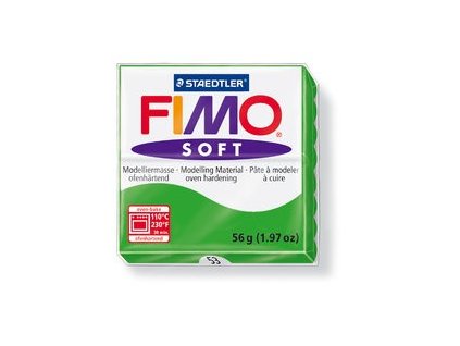 Fimo soft modelovací hmota 56 g - zelená střední