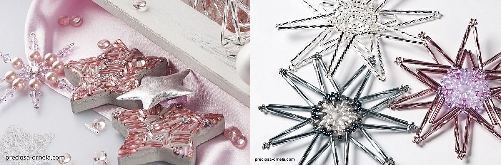 PRECIOSA - kombinace rokajlových dlouhých tyček, twinů a rokajlových perliček