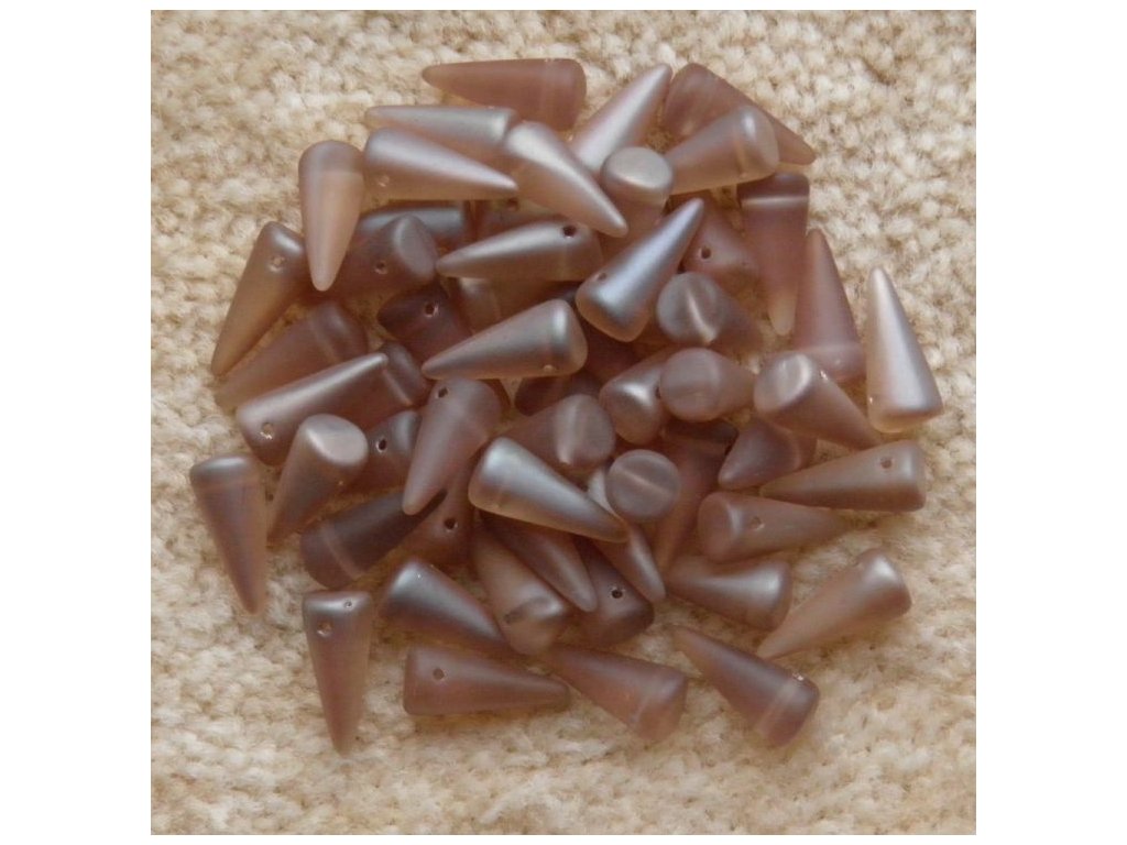 Korálky Spike Beads - trn 00030/22501 Mat - 6 x 14 mm