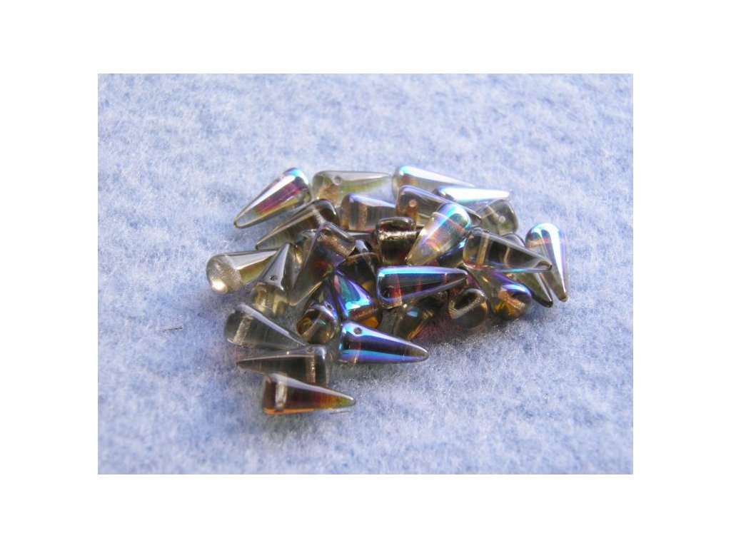 Korálky Spike Beads - trn 40020/28701 - 6 x 14 mm - 10 ks