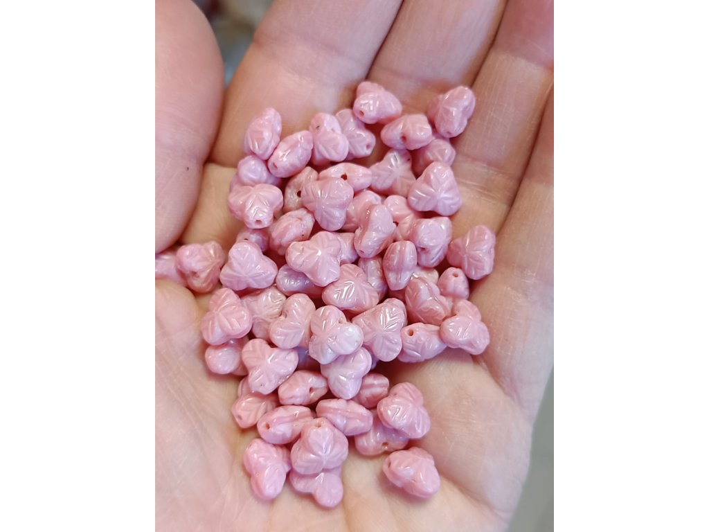 Korálky mačkané - trojlístek 74020