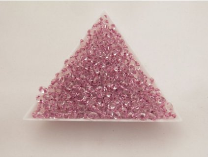 Korálky PRECIOSA Twin™ - krystal se starorůžovým průtahem 68298