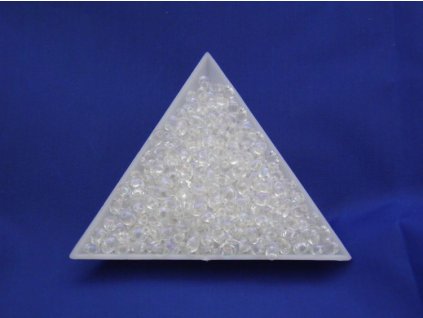 Korálky PRECIOSA Twin™ - krystal s AB listrem 58205
