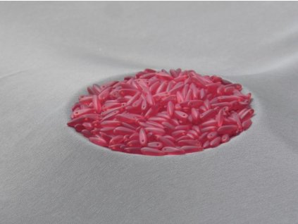 Korálky mačkané - jazýček 90090/84110 - 3 mm x 11 mm