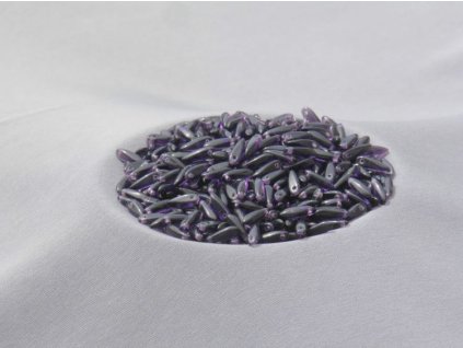 Korálky mačkané - jazýček 20510 - 3 mm x 11 mm