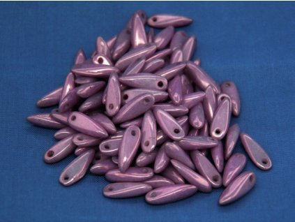 Korálky mačkané - jazýček 02020/15726 - 3 mm  x 11 mm