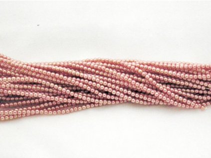 Korálky - voskované perle (12895) 6 mm