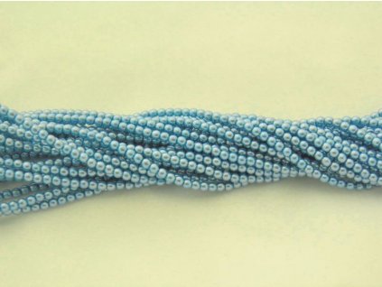 Korálky - voskované perle (12375) 5 mm