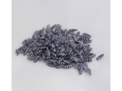 Korálky mačkané - jazýček 08292 - 3 mm x 11 mm
