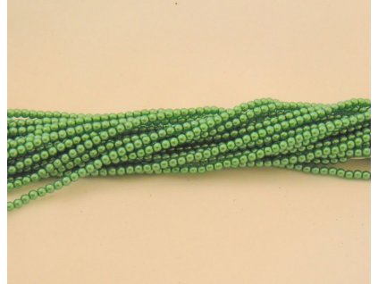 Korálky - voskované perle (12595) 6 mm