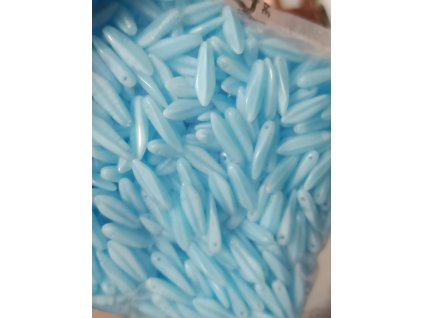 Korálky mačkané - jazýček 66006 - 5 mm x 16 mm