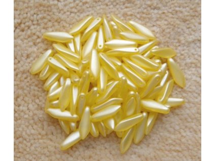 Korálky mačkané - jazýček 00030/25002 - 5 mm x 16 mm