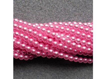 Korálky - voskované perle (70475) 5 mm