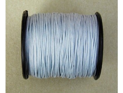 Bavlněná voskovaná šňůrka světlá modrá