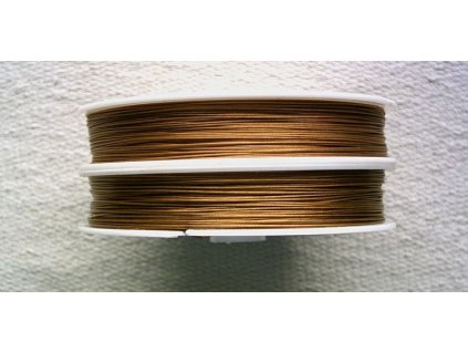 Nylonové lanko hnědé - 0,45 mm