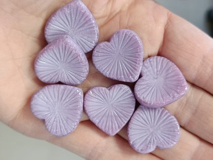 Korálky mačkané - srdíčko 22/22 - 24020