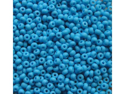 Korálky - rokajlové perličky blankytně modré 7/0