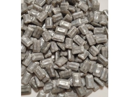 Korálky mačkané obdélník 16 mm x 10 mm - 46017