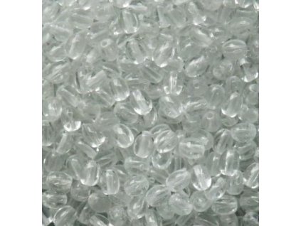 Korálky mačkané - BW13 - oliva 00030