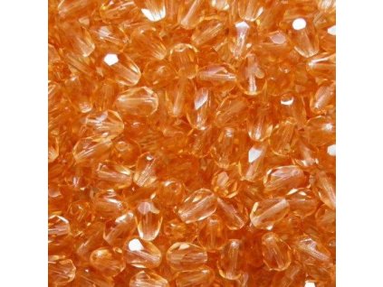 Korálky broušené - hruška 70120 - 8/6