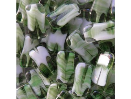 Mačkaná vlnka zelená 55014 - 25x15 (MKL165)