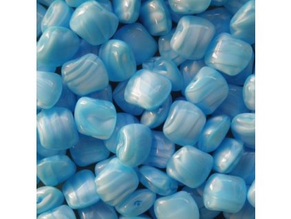 Korálky mačkané - MKL166 - čtvereček 66017 - 13x15