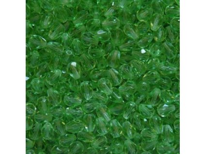 Korálky broušené - hruška 50500 - 8/6