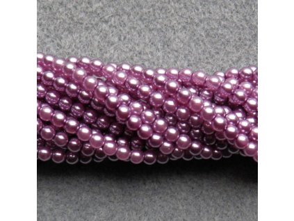 Korálky - voskované perle (70428) 4 mm
