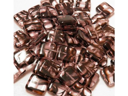 Korálky mačkané - čtvereček 78126 - 15 mm