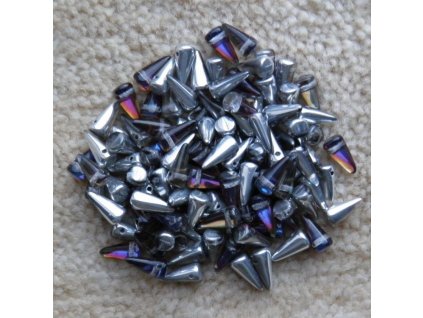 Korálky Spike Beads - trn 00030/26901 - 5 mm x 10 mm - 10 ks