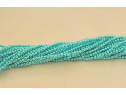 Korálky - voskované perle (12385) 8 mm