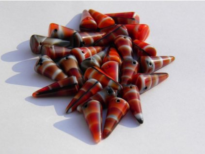 Korálky Spike Beads  - trn 26907 - 9 x 21  mm