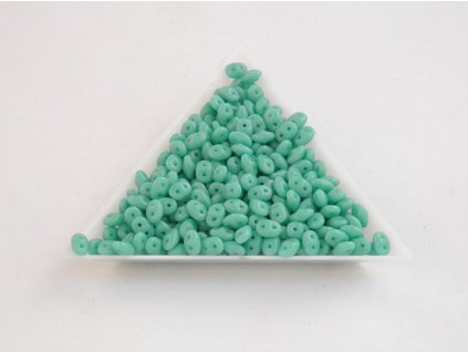 Korálky dvoudírové - superduo 63130