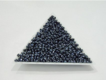 Korálky - rokajlové perličky - trojúhelníčky kulacené 3,5 mm