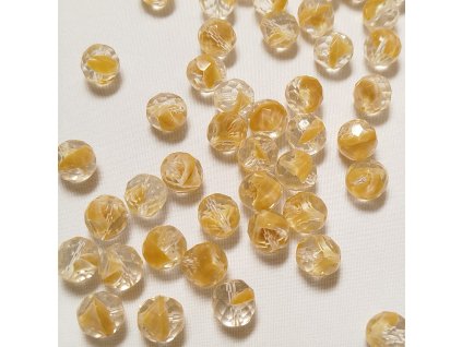 Korálky broušené - ohňovka 12 mm 16018
