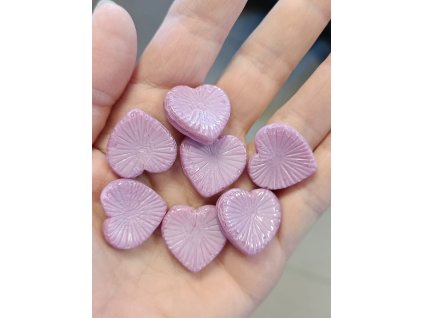 Korálky mačkané - srdíčko 22/22 - 74020