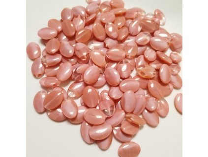 Korálky mačkané - ovál malý 76010