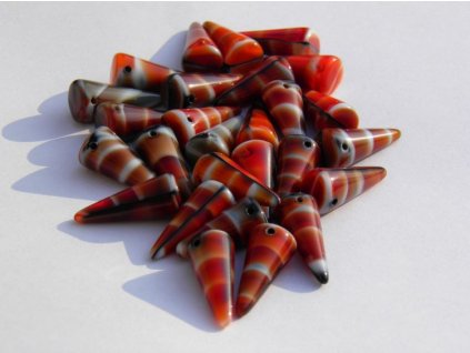 Korálky Spike Beads  - trn 26907 - 9 x 21  mm - 60 ks