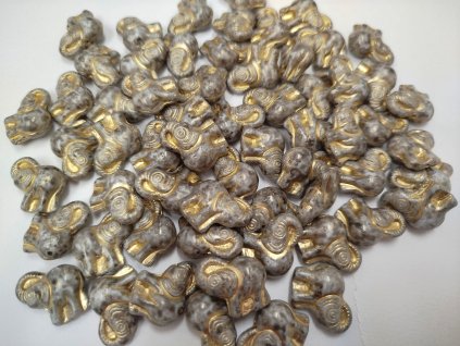 Korálky mačkané - slon 02010/86800/34311/54302