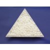 Korálky PRECIOSA Twin™ - perleťově bílý s listrem 46102