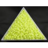 Korálky - rokajlové perličky NEON pastelově žluté 36786 - 7/0