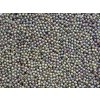 Korálky mačkané - kulička 3 mm - LN02010 Marble Green
